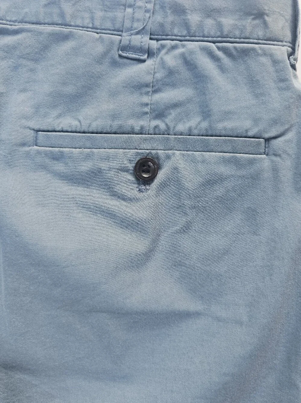 2 For $25 J.Crew Men's Stretch Chino Shorts Size 34 Blue 9